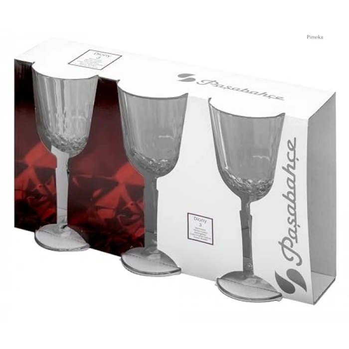 Paşabahçe DIONY ŞARAP KADEHI 310 CC 3LÜ PENCERELİ KUTU