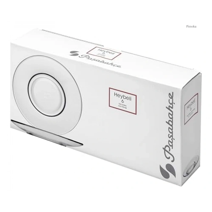 Paşabahçe HEYBELI ÇAY TABAĞI 126 MM 6LI HEDİYELİK KUTU