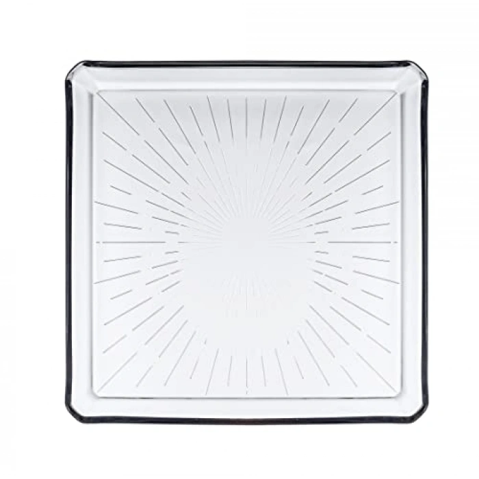 Paşabahçe Madlen Servis Tabağı 68683 Madlen Crystal Glass 24x24