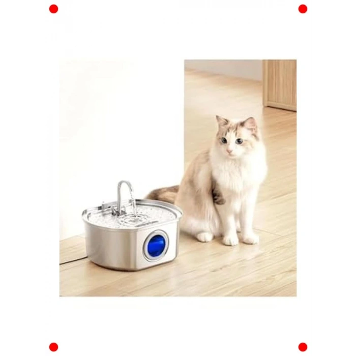 Paslanmaz Çelik 3.2L Evcil Hayvan Su Pınarı