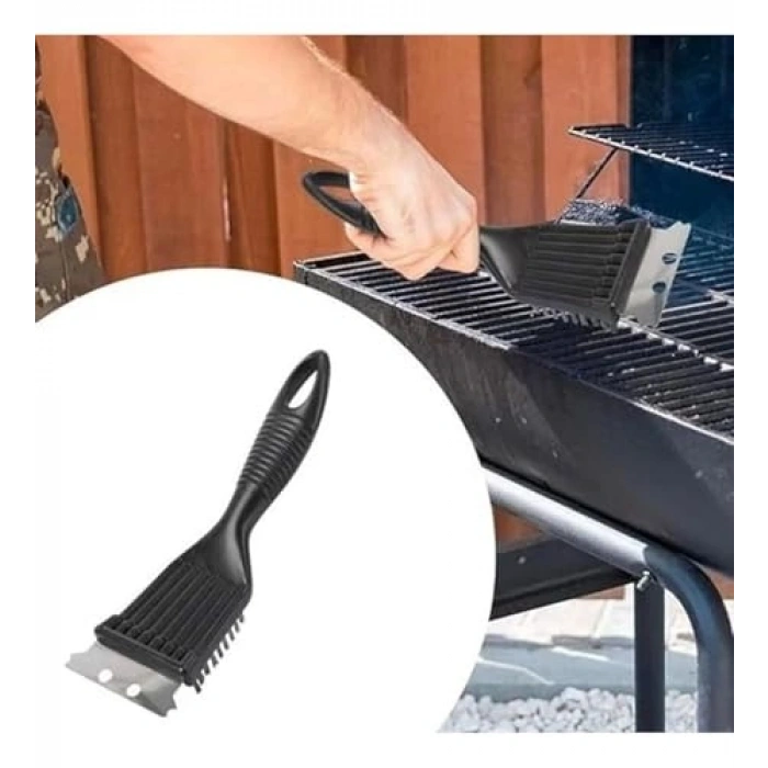 Paslanmaz Çelik Barbekü Tezleme Fırçası, Ergonomik Tasarım