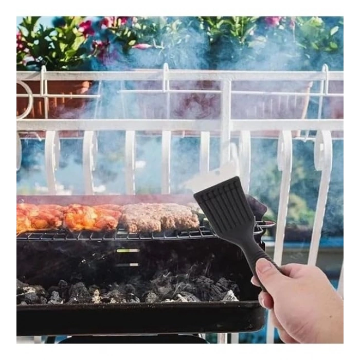 Paslanmaz Çelik Barbekü Tezleme Fırçası, Ergonomik Tasarım