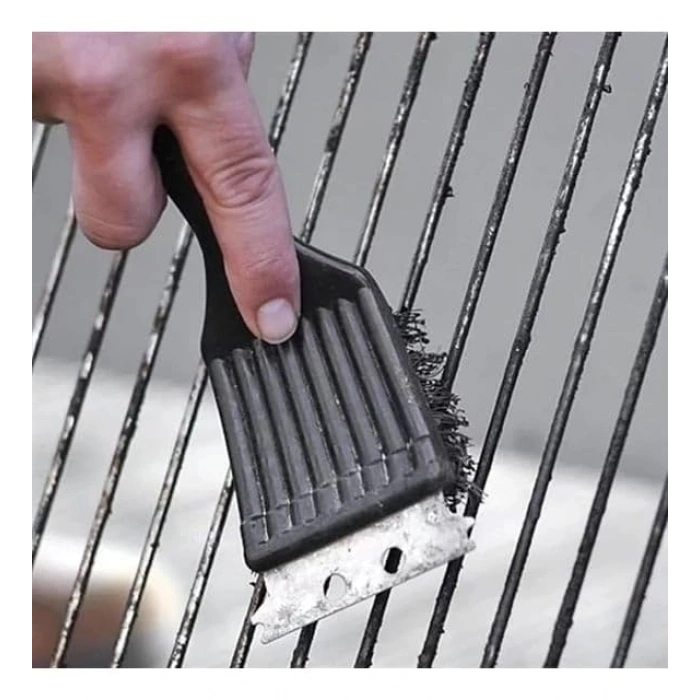 Paslanmaz Çelik Barbekü Tezleme Fırçası, Ergonomik Tasarım