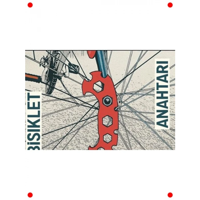 Paslanmaz Çelik Bisiklet Anahtarı - 6-17mm, Çoklu Ölçü