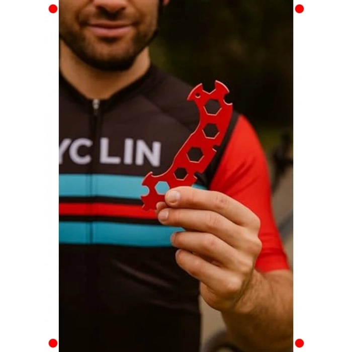 Paslanmaz Çelik Bisiklet Anahtarı - 6-17mm, Çoklu Ölçü