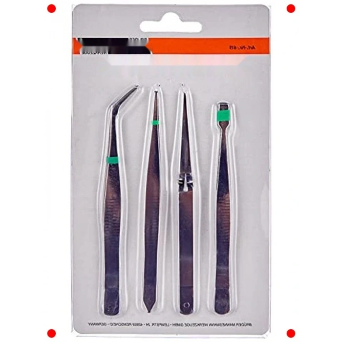 Paslanmaz Çelik Cımbız Seti - 4 Parça