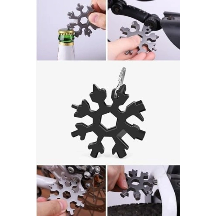 Paslanmaz Çelik Çok Fonksiyonlu Alyan ve Tornavida Takımı