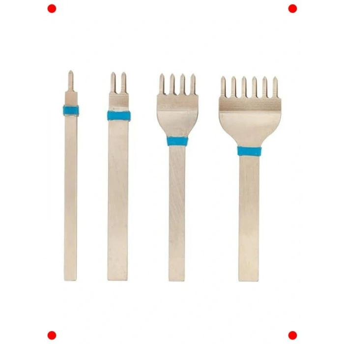 Paslanmaz Çelik Deri Elmas Dikiş Keski Seti (5mm)