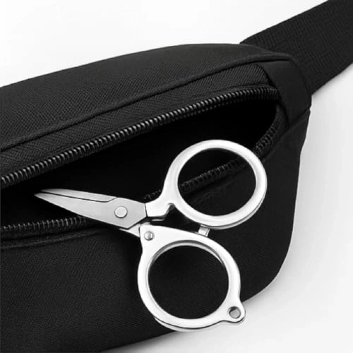 Paslanmaz Çelik Katlanabilir Seyahat Makası, Kompakt