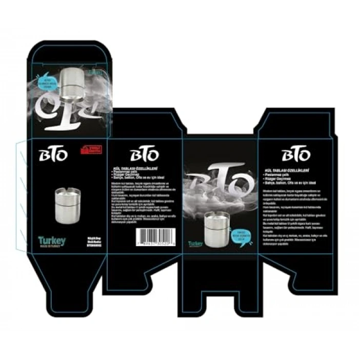 Paslanmaz Çelik Küllük, Rüzgar Geçirmez ve Kullanışlı Boyut