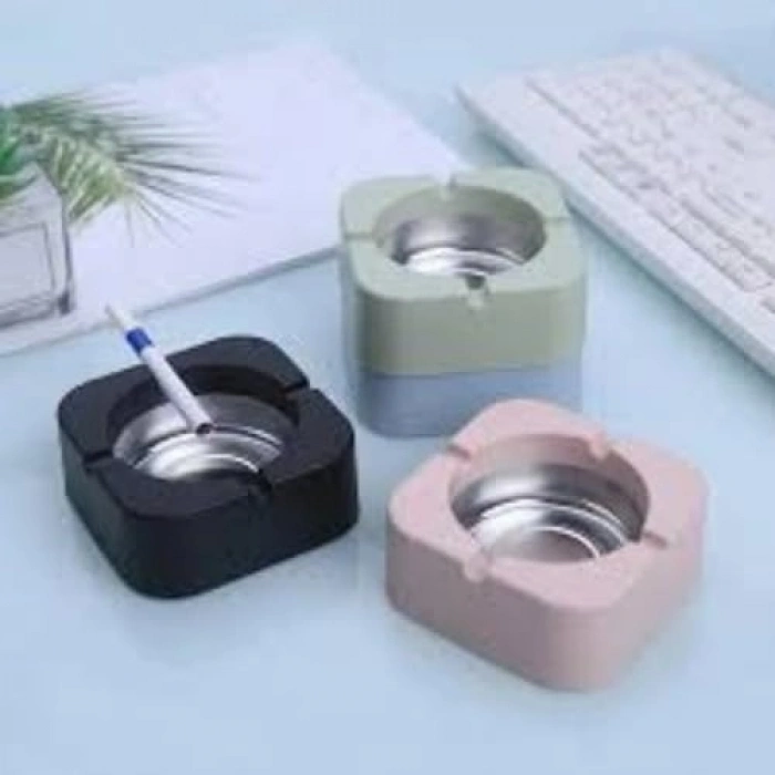 Paslanmaz Çelik Küllük Seti - Isıya Dayanıklı Silikon Dış Yüzey