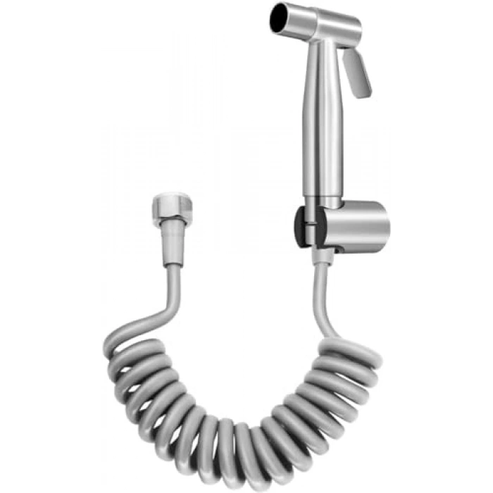 Paslanmaz Çelik Lavabo Seti, Kolay Montaj, Spiral Hortum