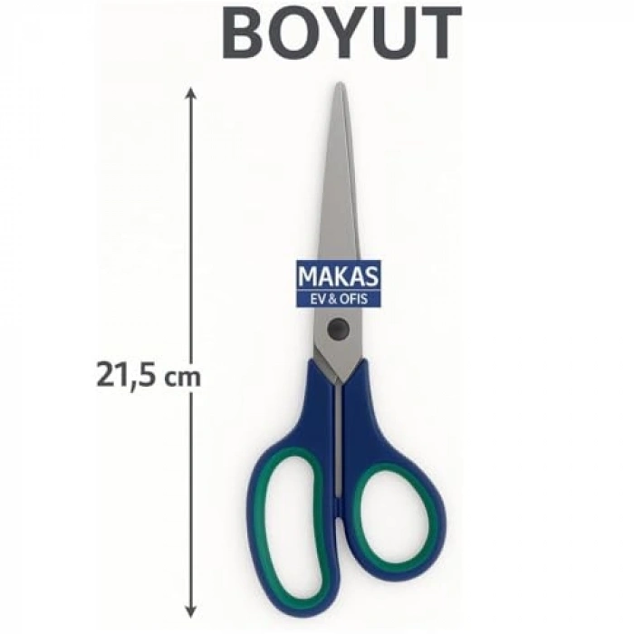 Paslanmaz Çelik Makas, 14cm ve 21.5cm Uzunluk Seçenekleri