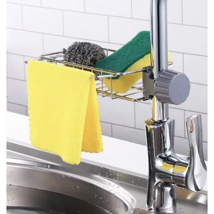 Paslanmaz Çelik Mutfak Lavabo Sünger Tutucu