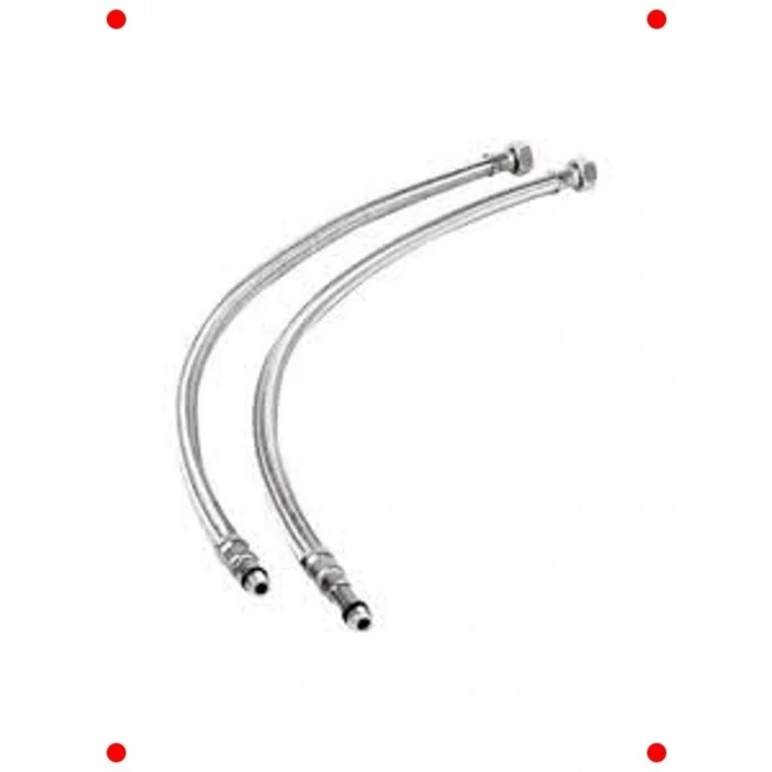 Paslanmaz Çelik Örgülü  Bağlantı Hortumu (2 Adet) 60cm