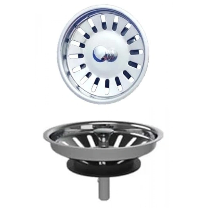 Paslanmaz Çelik Sifon Süzgeci, 8 cm ile Lavabo için Etkili Çözüm