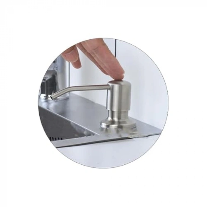 Paslanmaz Çelik Sıvı Sabunluk, Mutfak ve Banyo İçin