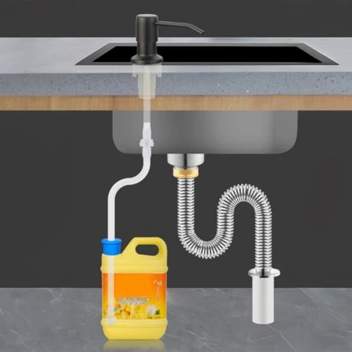 Paslanmaz Çelik Sıvı Sabunluk, Mutfak ve Banyo İçin