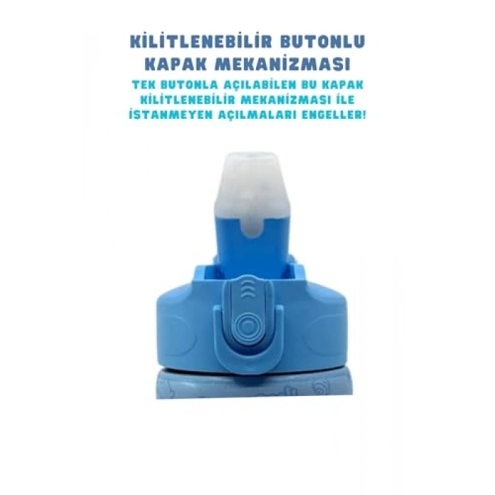 Paslanmaz Çelik Termos Matara, 600ml Kapasite ile