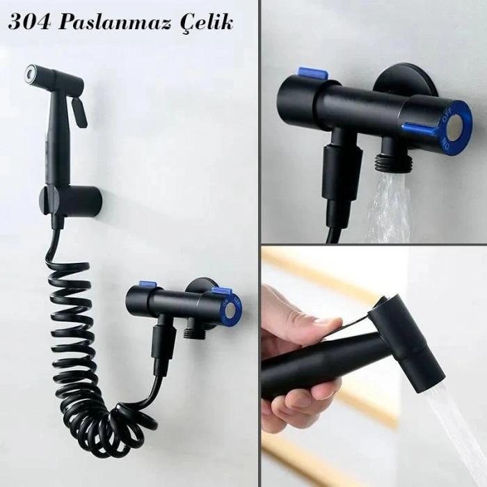 Paslanmaz Çelik Tuvalet Musluk Seti, Kolay Kurulum