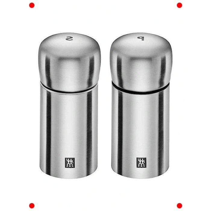 Paslanmaz Çelik Tuz-Karabiber Değirmen Seti