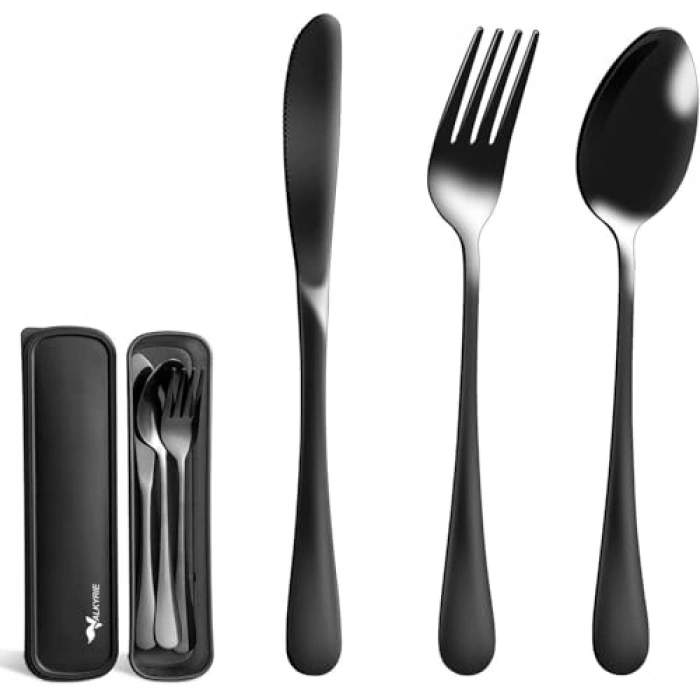 Paslanmaz Çelik Yolculuk Çatal Bıçak Kaşık Seti, Kaliteli