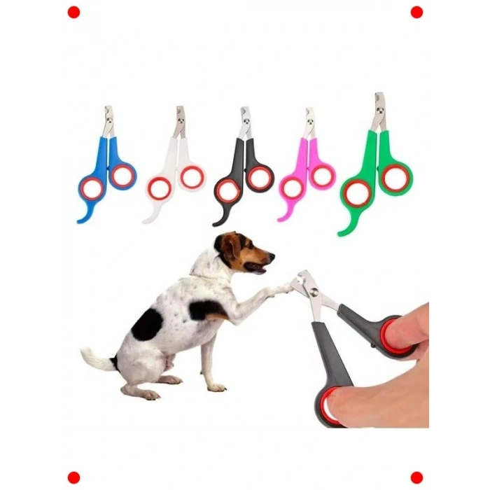 Paslanmaz Evcil Hayvan Tırnak Makası, Renkli