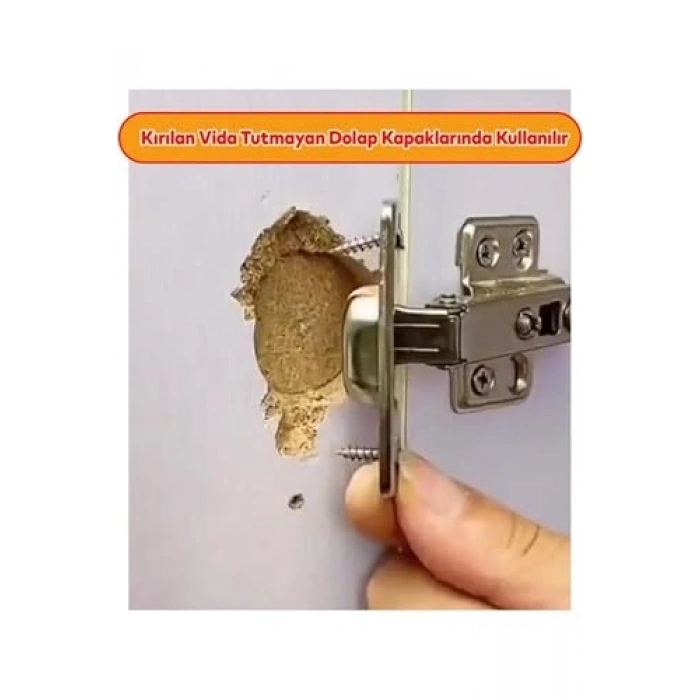 Paslanmaz Menteşe Onarım Kiti - 2 Adet