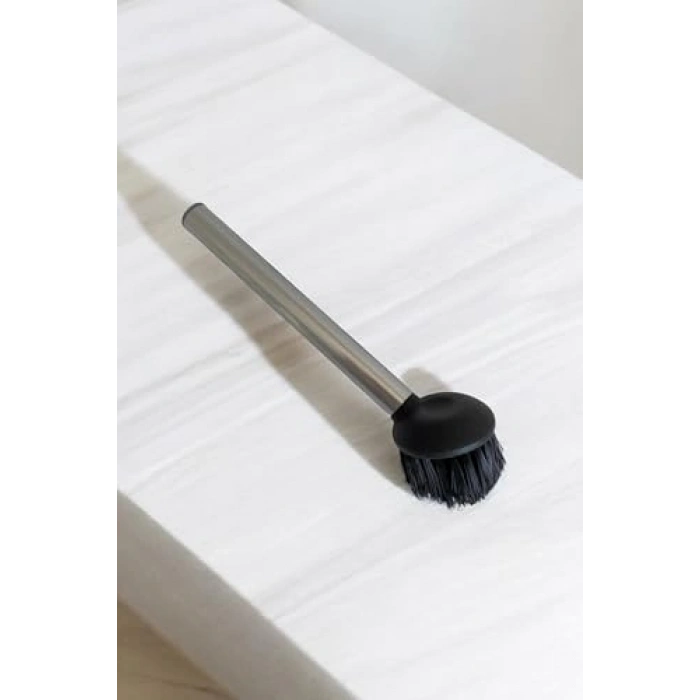 Paslanmaz Metal Saplı Bulaşık Fırçası, 19 cm