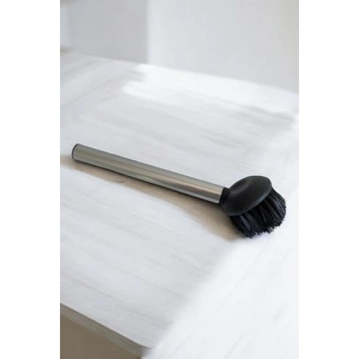 Paslanmaz Metal Saplı Bulaşık Fırçası, 19 cm