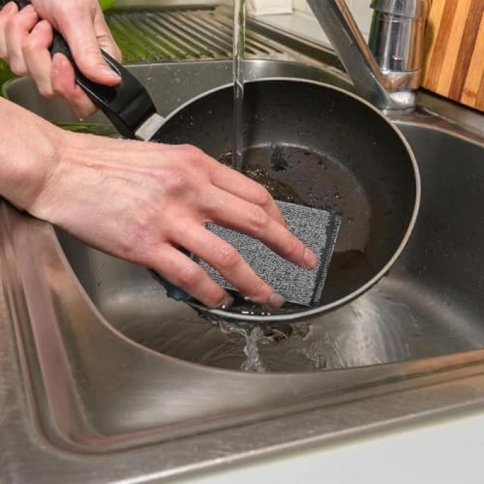 Paslanmaz Telli Bulaşık Süngeri, 3 Adet, Yüksek Performans