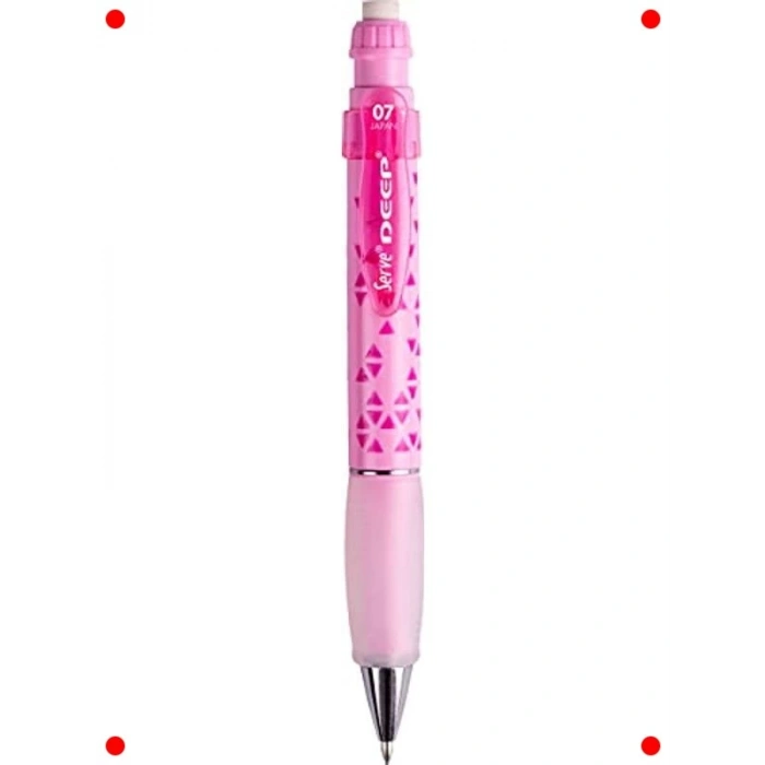 Pastel Pembe Üçgen Mekanik Kurşun Kalem (0.7mm)