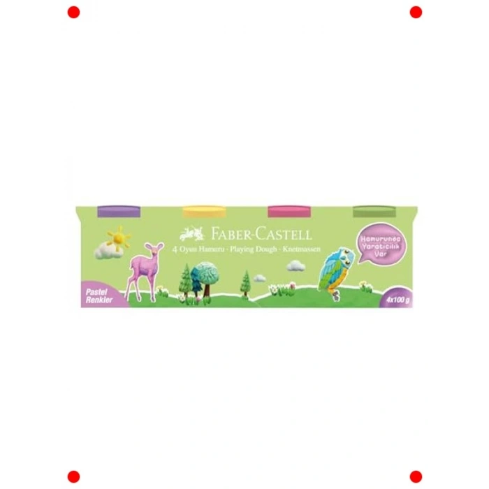 Pastel Renkler Oyun Hamuru Seti (4x100g)