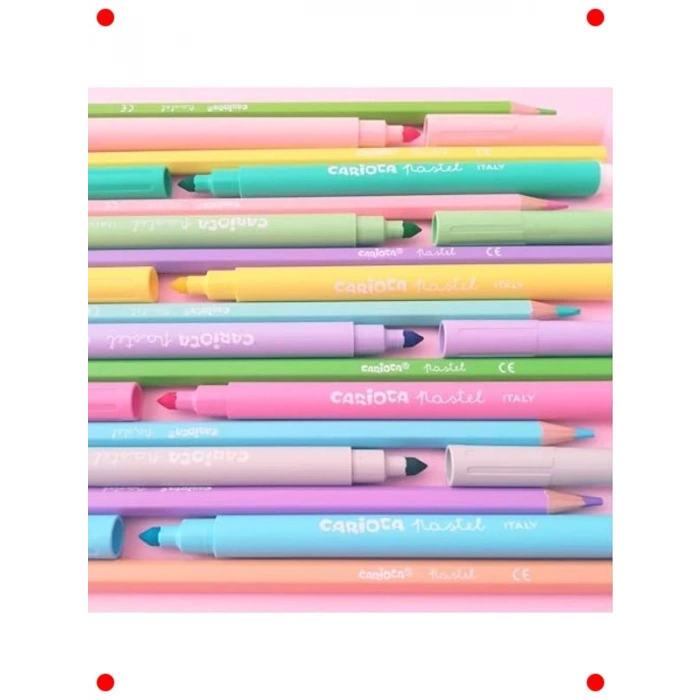 Pastel Süper Yıkanabilir Keçeli Kalem 8li Set