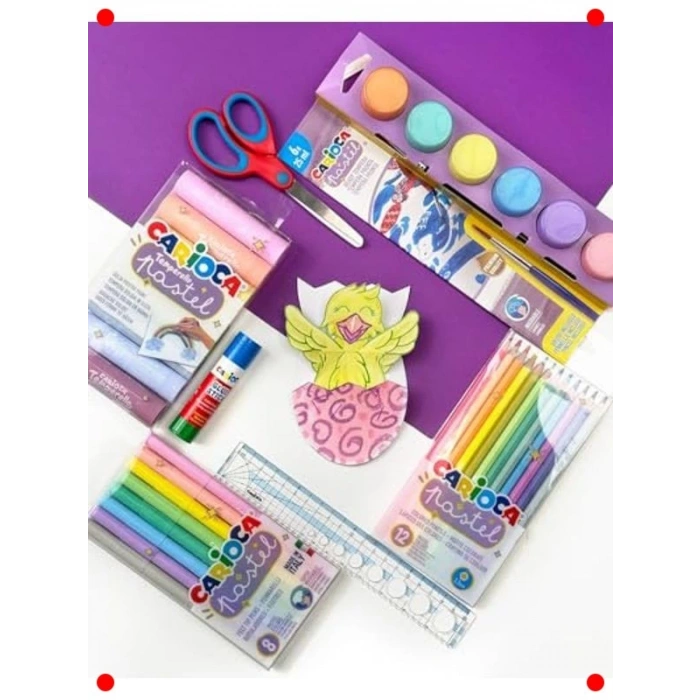 Pastel Süper Yıkanabilir Keçeli Kalem 8li Set