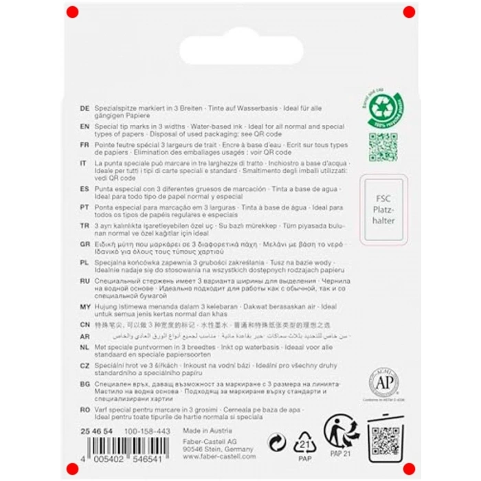 Pastel Tonlar Fosforlu Kalem Seti - 4lü