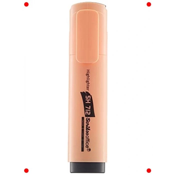 Pastel Turuncu Fosforlu Kalem