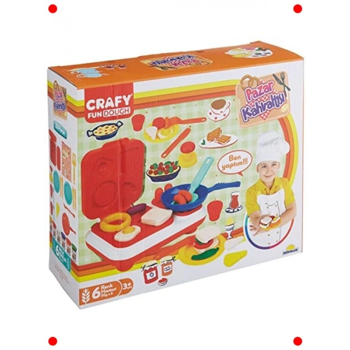 Pazar Kahvaltısı Oyun Hamuru Seti - 24 Parça