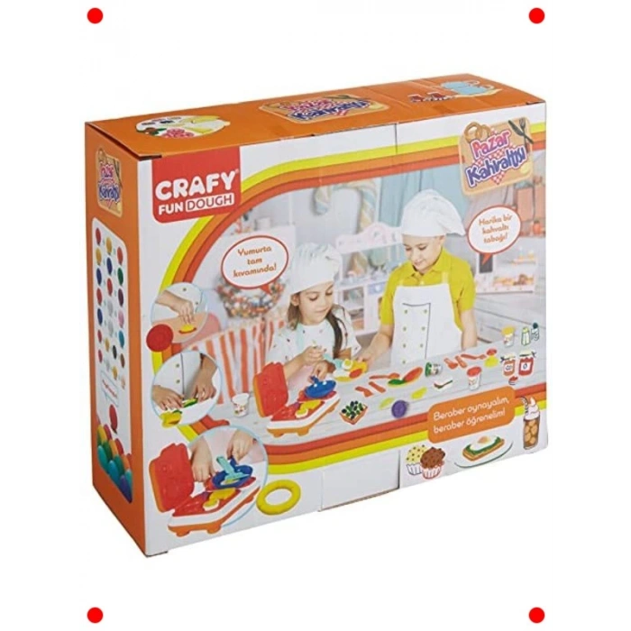 Pazar Kahvaltısı Oyun Hamuru Seti - 24 Parça