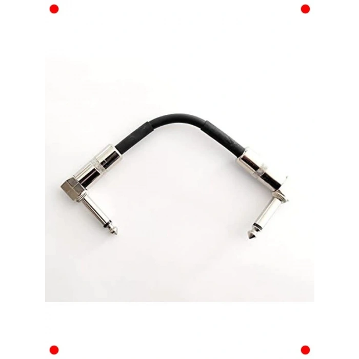 Pedal Bağlantı Kablosu 15 cm, Açılı Uçlu
