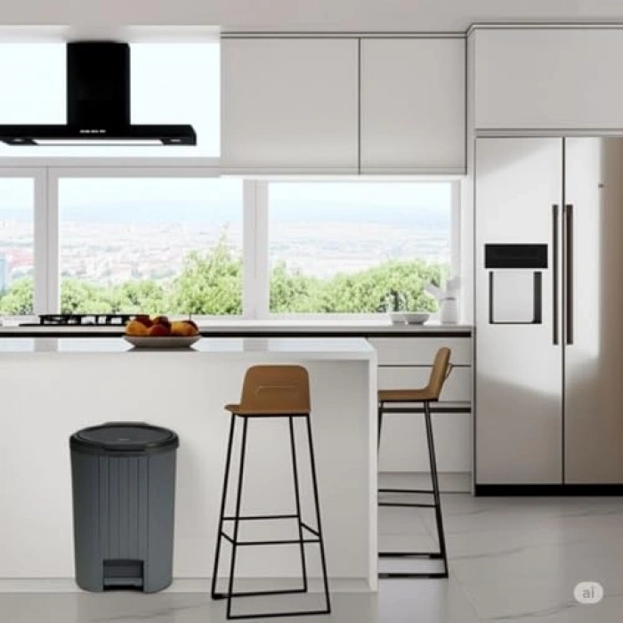 Pedallı 12 Litre Kapasiteli Bas Aç Çöp Kovası