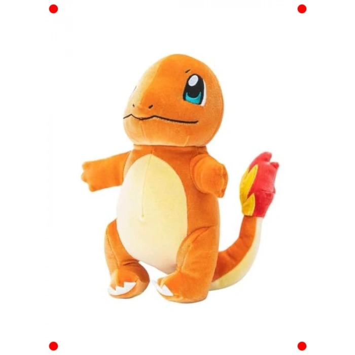 Pelüş Alev Ejderhası Figürü (20 cm)