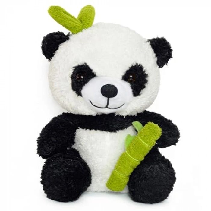 Peluş Bambu Panda - Elinde Bambu Tutan Sevimli Oyuncak