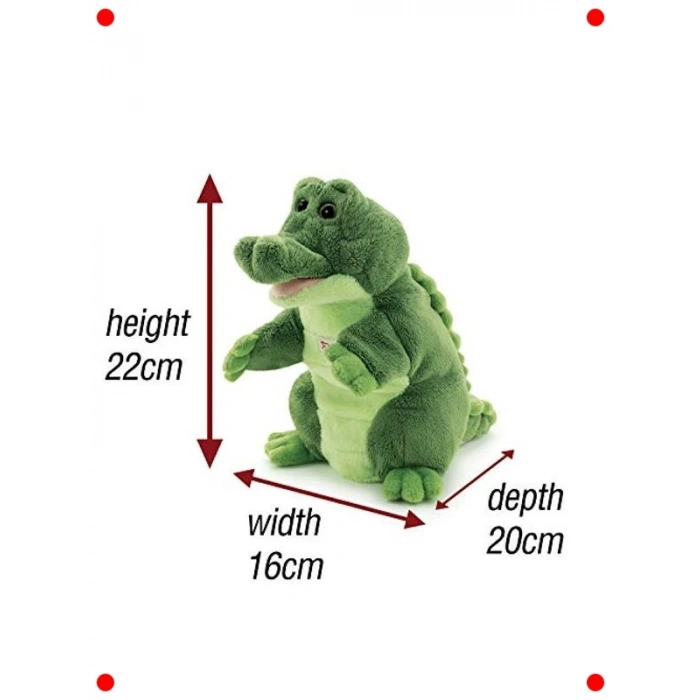 Peluş Krokodil El Kuklası