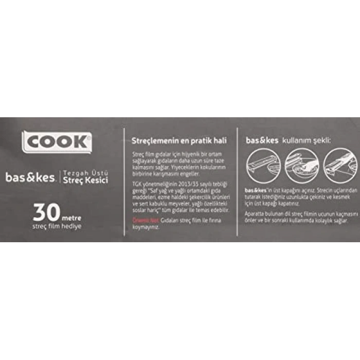 Pembe Bas & Kes Streç Kesici