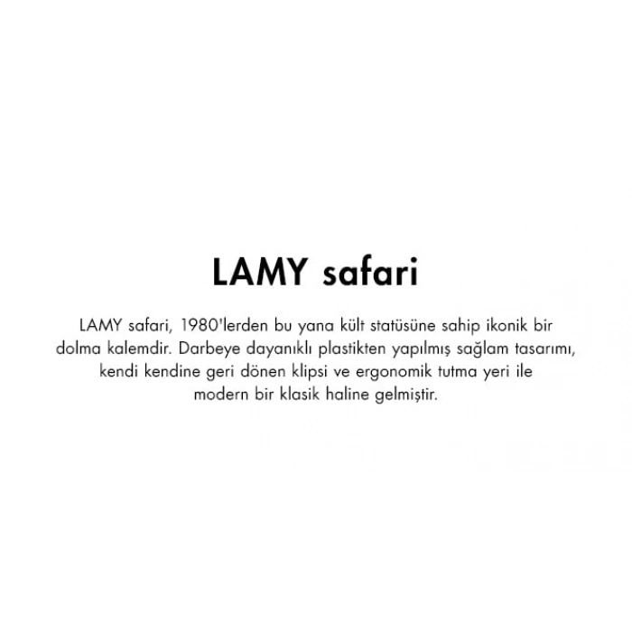 Pembe Dolma Kalem – Lamy Safari 2025 Özel Üretim