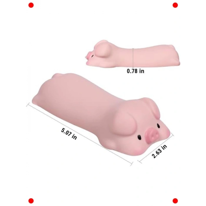 Pembe Domuz Şeklinde Yumuşak Mouse Pad