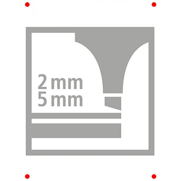 Pembe İşaretleme Kalemi - Çift Uçlu (2 & 5 mm), Parlak