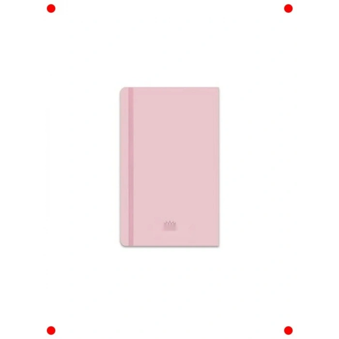 Pembe Kareli Ciltli Defter, 96 Yaprak