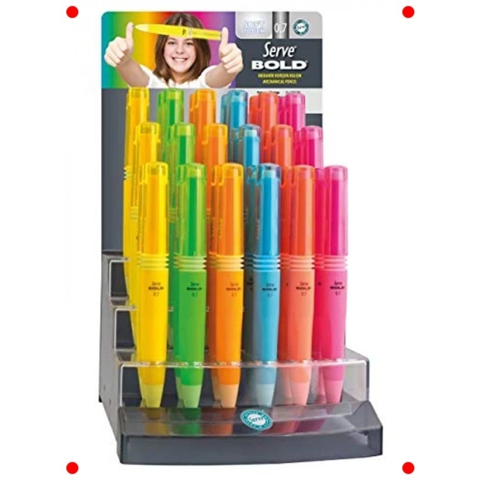 Pembe Mekanik Kurşun Kalem 0.7 mm